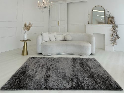 Mars 5980 antracitový shaggy set 60 cm-ých kobercov