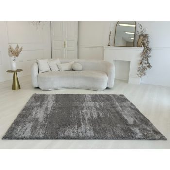 Mars 5980 sivý shaggy set 60 cm-ých kobercov