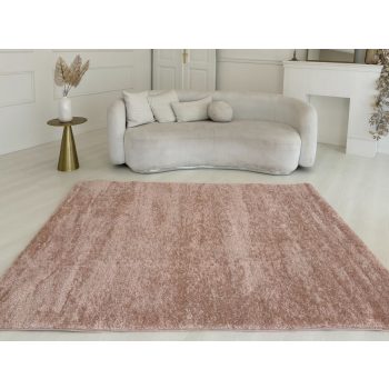 Mars 5980 ružový shaggy koberec 120x170 cm