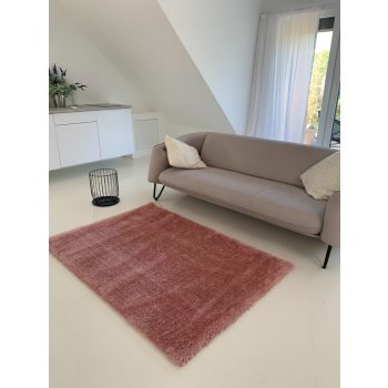 Dream shaggy ružový koberec 200x290 cm