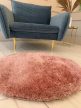 Dream okrúhly shaggy koberec ružový 120x120 cm