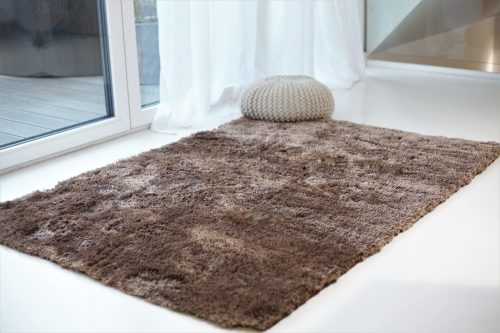 Heaven 2321 tmavohnedý shaggy koberec 67x110