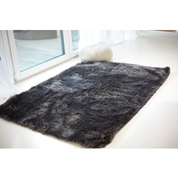 Heaven 2326  tmavosivý shaggy koberec 67x110