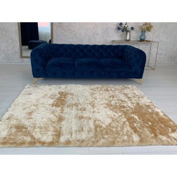 Supreme 2320 krémový, shaggy koberec 67x220 cm