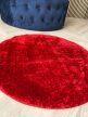 Supreme 2320 okrúhly červený, shaggy koberec 67x67 cm