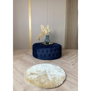 Supreme 2320 okrúhly krémový, shaggy koberec 67x67 cm