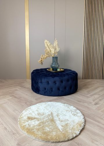 Supreme 2320 okrúhly krémový, shaggy koberec 67x67 cm