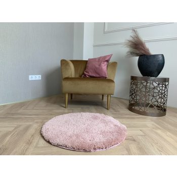 Heaven 2320 okrúhly koberec ružový 67x67