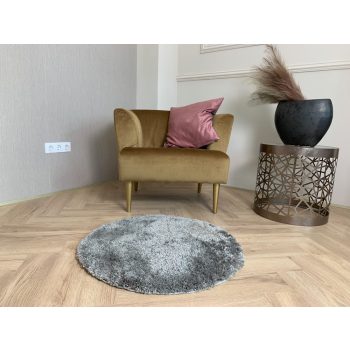 Heaven 2320 okrúhly koberec sivý 67x67