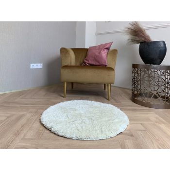 Heaven 2320 okrúhly koberec biely 100x100