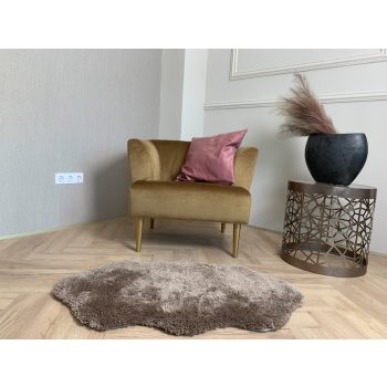 Heaven 2320 oválny koberec tmavohnedý 67x110