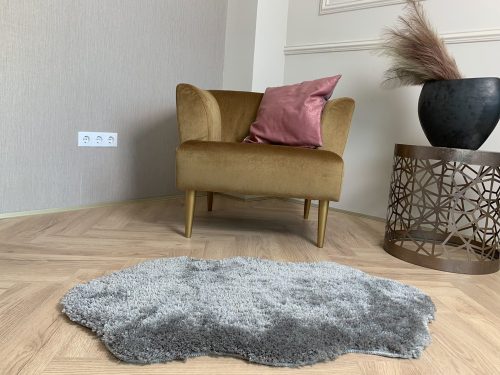 Heaven 2320 oválny koberec sivý 67x110