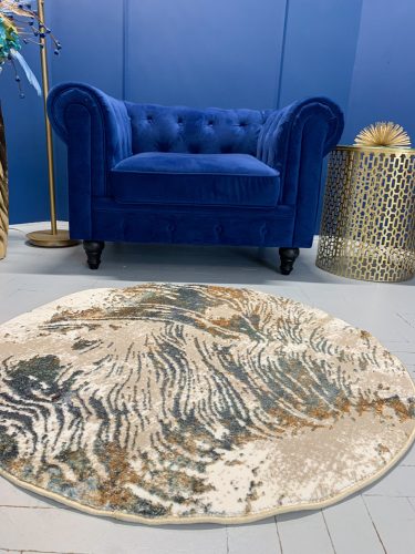 Venus 7912 design okrúhly koberec 100x100