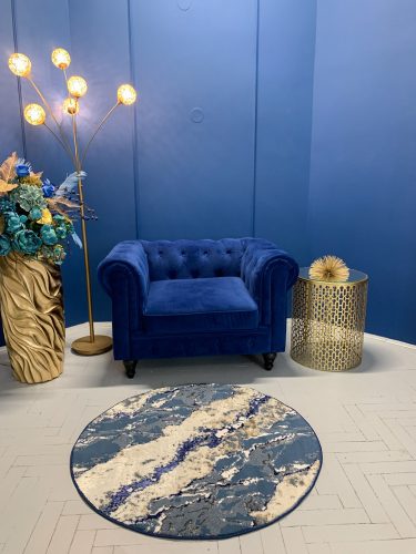 Venus 7125 design okrúhly koberec 100x100