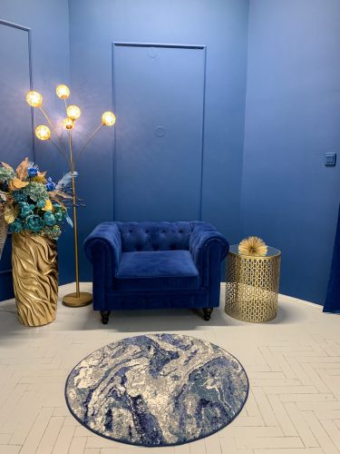 Venus 7474 design okrúhly koberec 100x100