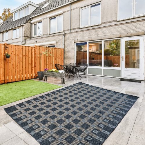 Haiti 8716 tmavosivý vonkajší koberec 160x230 cm