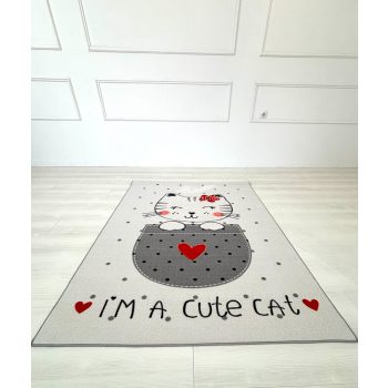 Detský koberec so vzorom mačiatka 80x120 cm