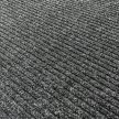 Jednofarebná, antracitová metrážová rohož 100 cm šírka