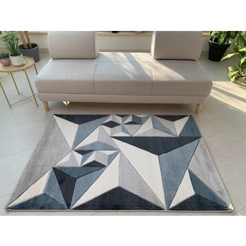 Rainbow 2396 modrý-sivý koberec 120x170cm