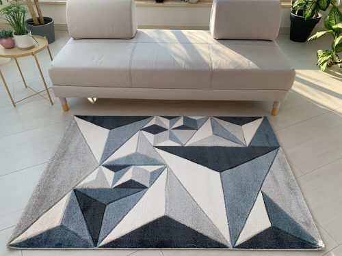 Rainbow 2396 modrý-sivý koberec 160X230cm