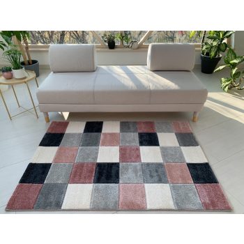 Rainbow 2421 púdrový-sivý koberec 120x170cm 