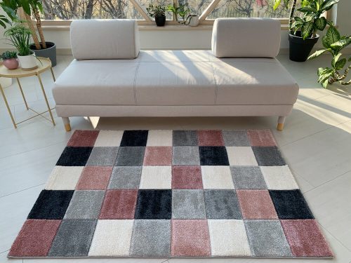 Rainbow 2421 púdrový-sivý koberec 160x230cm 