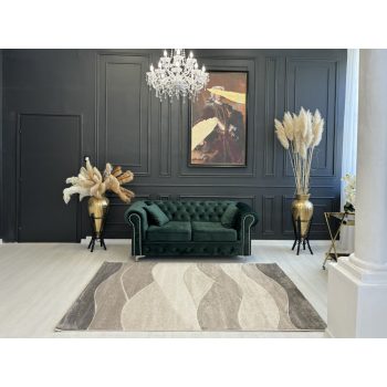 Rainbow 1220 hnedý-béžový koberec 120x170