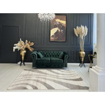 Rainbow 438 hnedý-béžový koberec 120x170