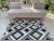 Rainbow 2404 modrý-sivý koberec 200x290cm