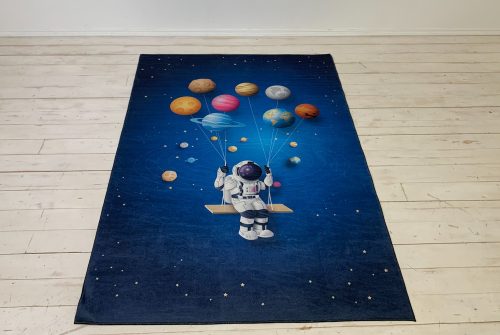 Detský koberec so vzorom astronauta 70x140 cm