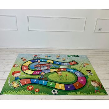 Detský koberec so vzorom ihriska 70x140 cm