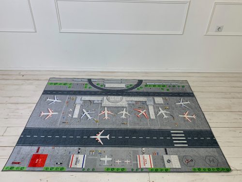 Detský koberec so vzorom lietadla 70x140 cm