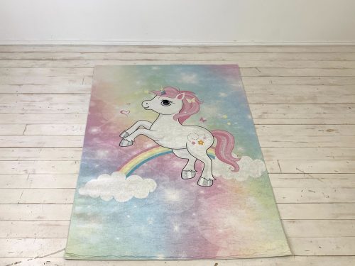 Detský koberec so vzorom jednorožca 70x140 cm