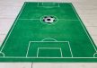 Detský koberec so vzorom futbalového ihriska130x180 cm