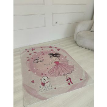 Detský koberec so vzorom balerínky 70x140 cm