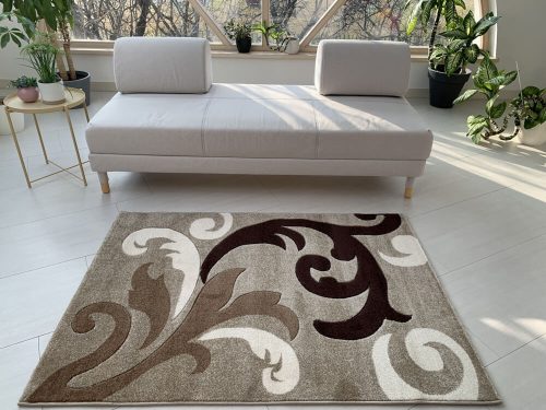 Pearl béžový-hnedý 8883  (Beige) koberec 60x220