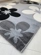 Pearl sivý koberec s kvetinovým vzorom (Grey) 200x290
