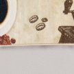 Béžový Kuchynský koberec s kávovým vzorom 67x150 cm