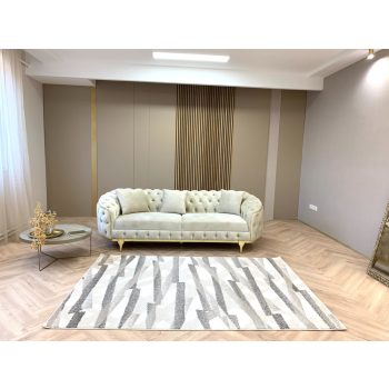 Madrid 8083 design béžový set kobercov 80 cm