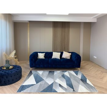 Madrid 8081 design modrý set kobercov 80 cm