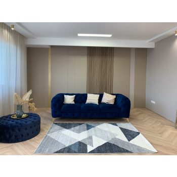 Madrid 2399 design modrý set kobercov 80 cm