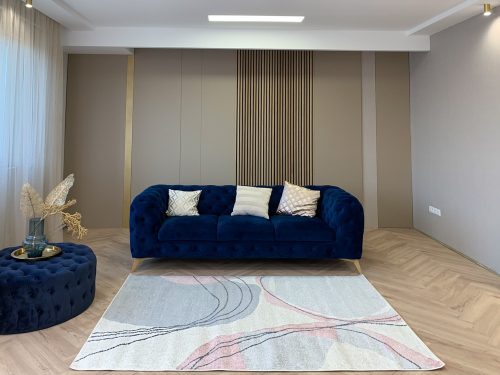 Madrid 5868 design ružový set kobercov 80 cm