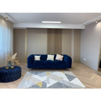 Madrid 2399 design žltý set kobercov 80 cm