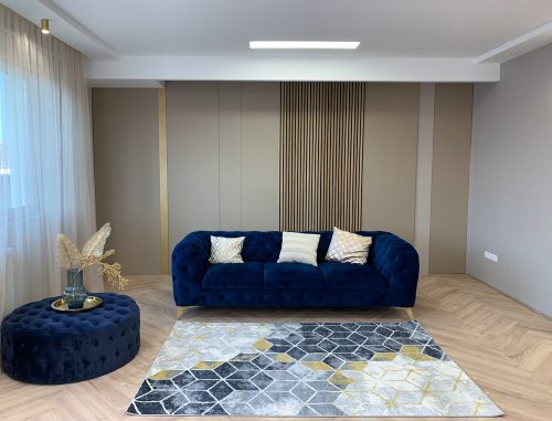 Madrid 2408 design žltý set kobercov 80 cm