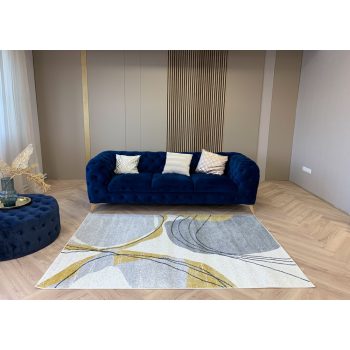 Madrid 5868 design žltý set kobercov 80 cm