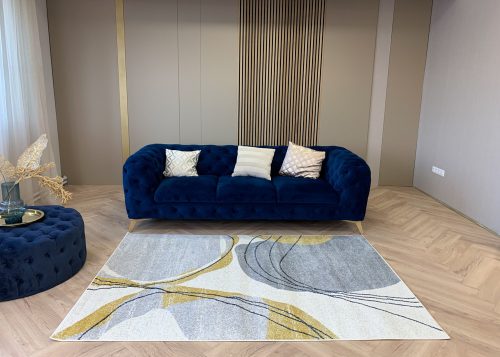 Madrid 5868 design žltý set kobercov 80 cm