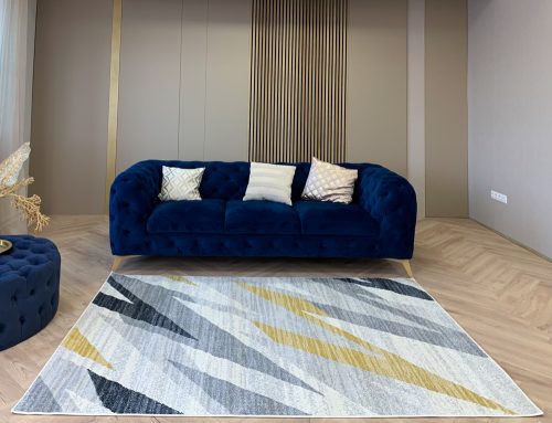 Madrid 6788 design žltý set kobercov 80 cm