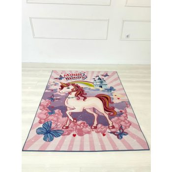 Detský koberec so vzorom jednorožca 80x120 cm