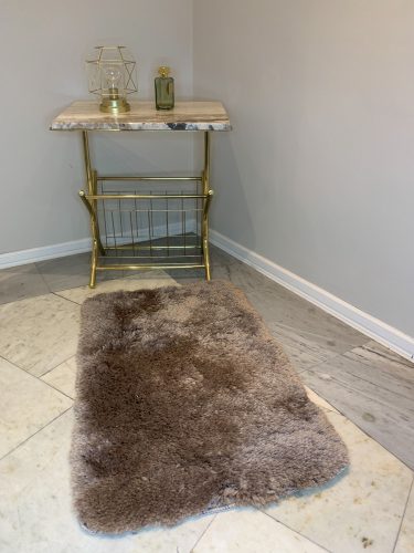 Heaven hnedý kúpeľňový koberec 50x80 cm 