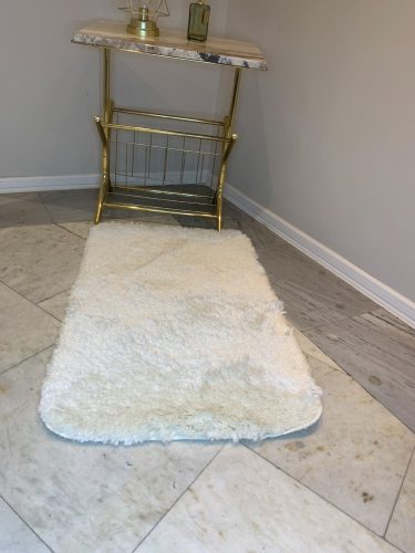 Heaven krémový kúpeľňový koberec 50x80 cm 